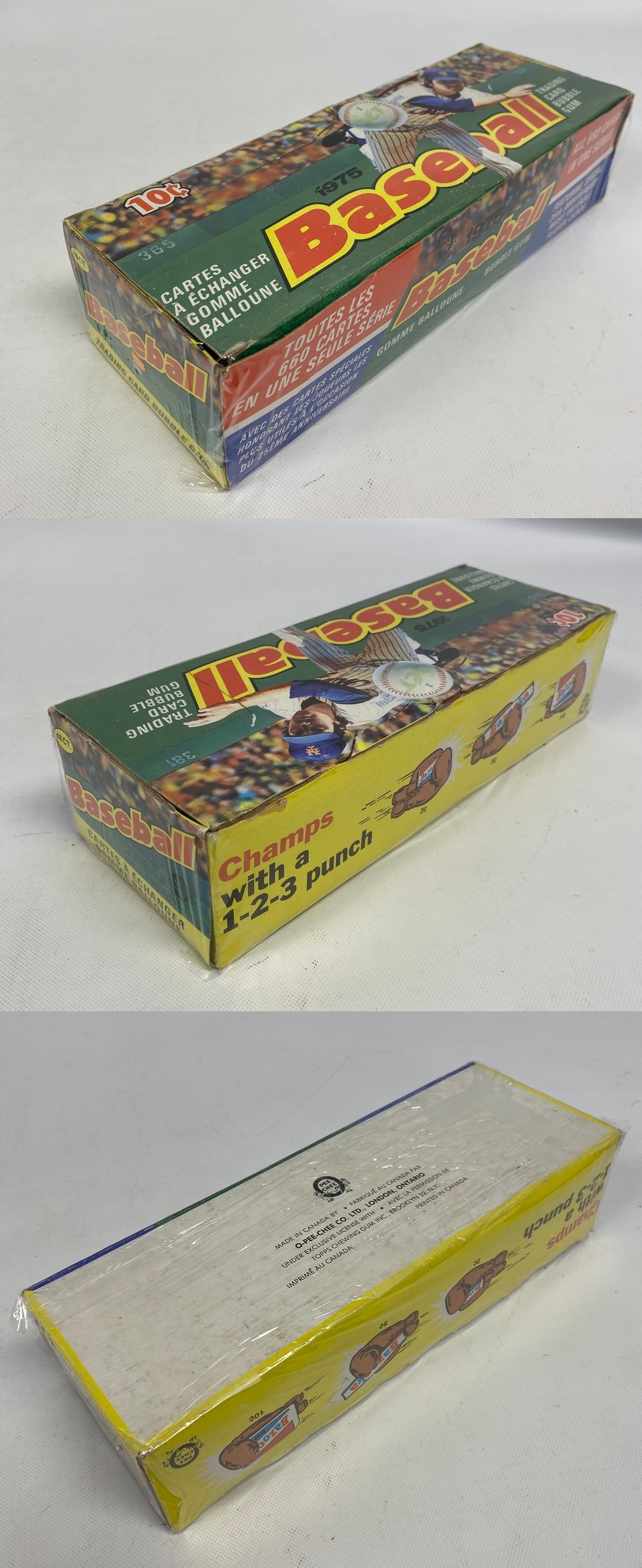 1975 O-PEE-CHEE BASEBALL CARD EMPTY DISPLAY BOX photo 1975 O-PEE-CHEE BASEBALL CARD EMPTY DISPLAY BOX photo