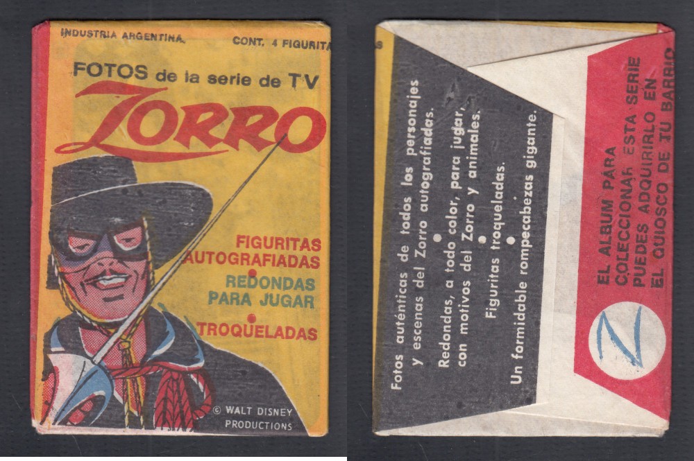 1950'S WALT DISNEY ZORRO CARD WAX PACK photo 1950'S WALT DISNEY ZORRO CARD WAX PACK photo