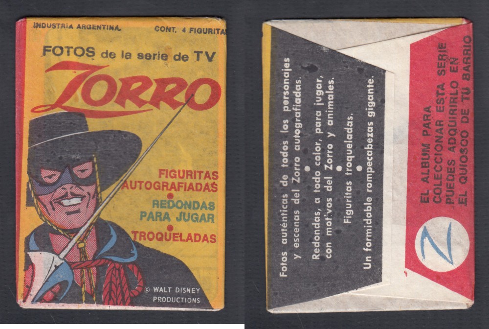 1950'S WALT DISNEY ZORRO CARD WAX PACK photo 1950'S WALT DISNEY ZORRO CARD WAX PACK photo