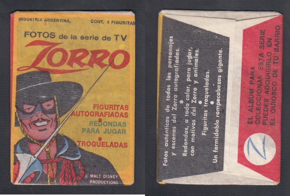 1950'S WALT DISNEY ZORRO CARD WAX PACK photo 1950'S WALT DISNEY ZORRO CARD WAX PACK photo
