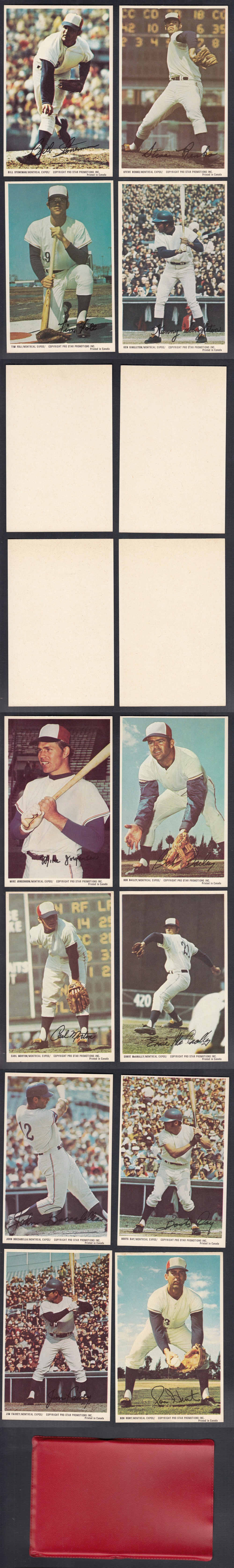 1970 PRO STAR PROMOTIONS BASEBALL MONTREAL EXPOS POSTCARDS FULL SET 12/12 & ENVELOPE photo 1970 PRO STAR PROMOTIONS BASEBALL MONTREAL EXPOS POSTCARDS FULL SET 12/12 & ENVELOPE photo