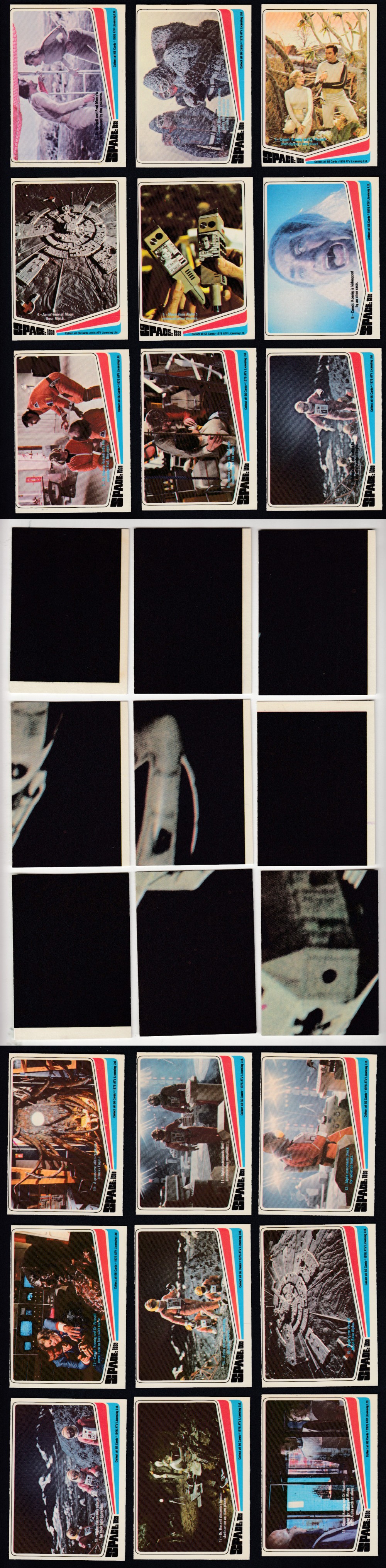 1976 DONRUSS SPACE 1999 CARD FULL SET 66/66 photo 1976 DONRUSS SPACE 1999 CARD FULL SET 66/66 photo