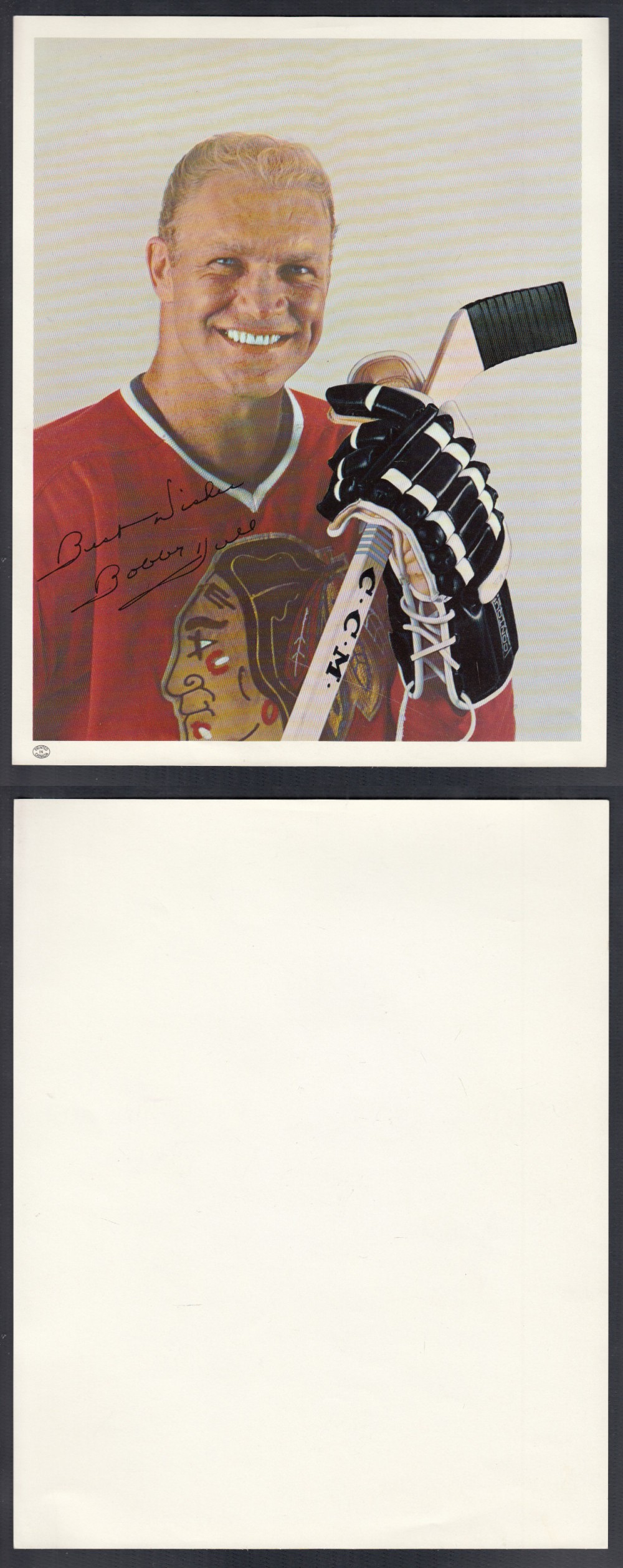 1960'S C.C.M. BOBBY HULL PROMO PHOTO photo 1960'S C.C.M. BOBBY HULL PROMO PHOTO photo