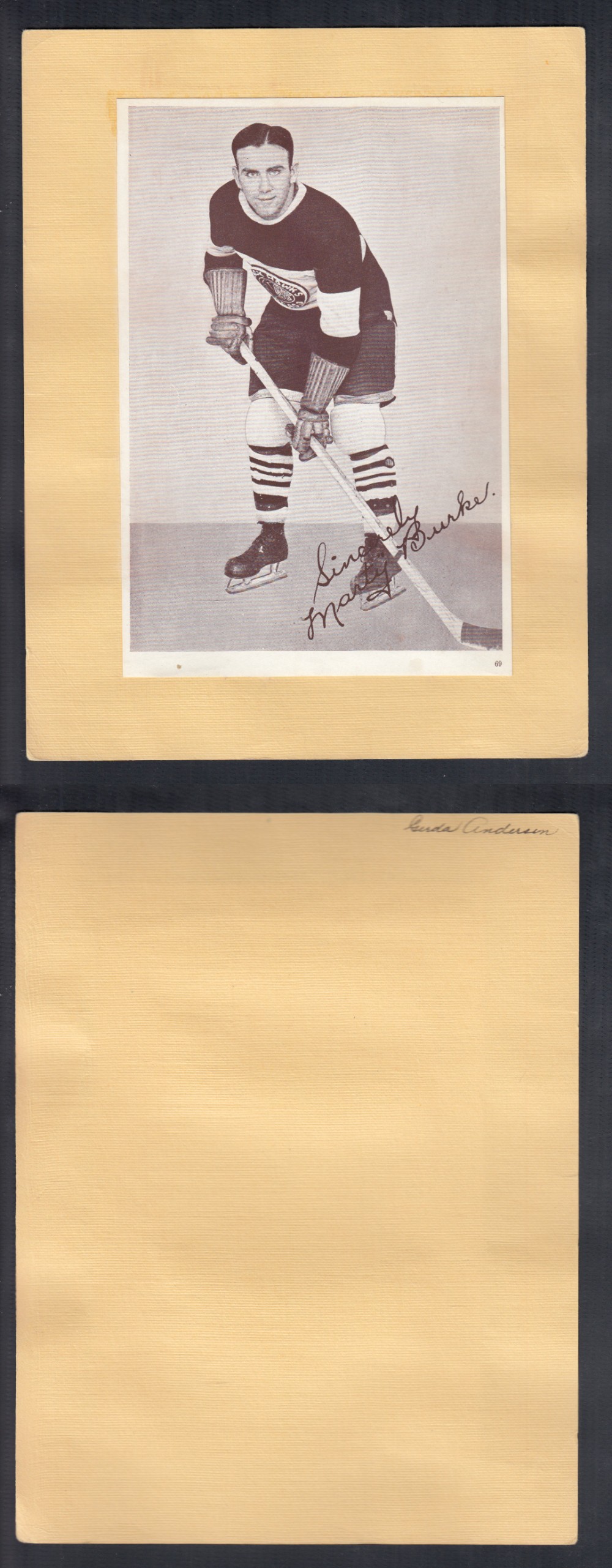 1935-40 CROWN BRAND PHOTO M. BURKE photo 1935-40 CROWN BRAND PHOTO M. BURKE photo