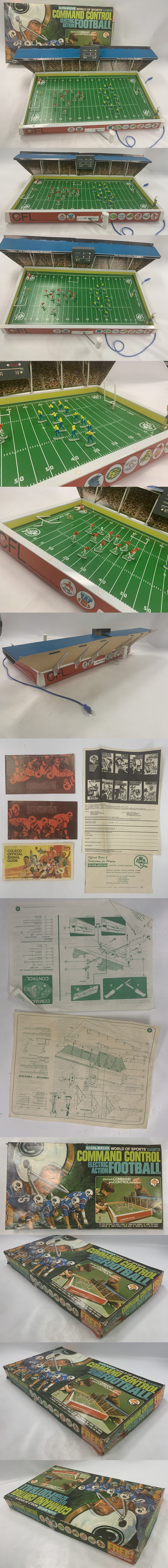 1971 CFL EAGLE TOYS COMAND CONTROL FOOTBALL GAME photo 1971 CFL EAGLE TOYS COMAND CONTROL FOOTBALL GAME photo