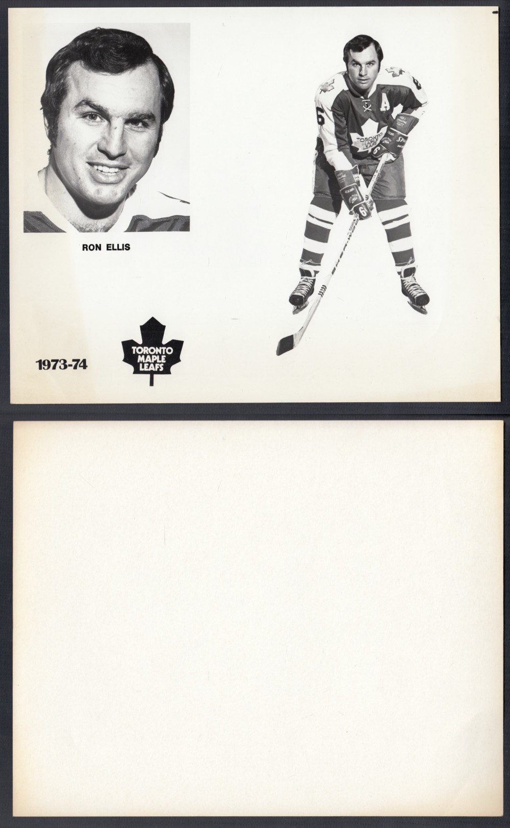 1973-74 TORONTO MAPLE LEAFS MEDIA PHOTO R. ELLIS photo 1973-74 TORONTO MAPLE LEAFS MEDIA PHOTO R. ELLIS photo