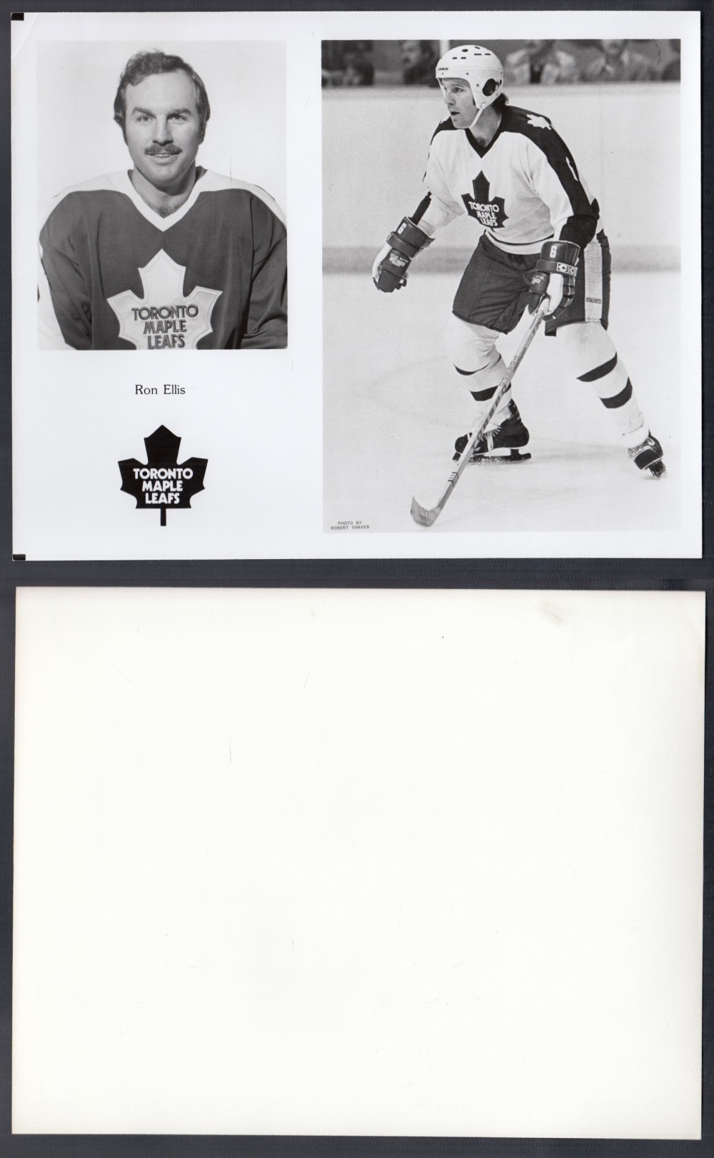 EARLY 1980'S TORONTO MAPLE LEAFS MEDIA PHOTO R. ELLIS photo EARLY 1980'S TORONTO MAPLE LEAFS MEDIA PHOTO R. ELLIS photo