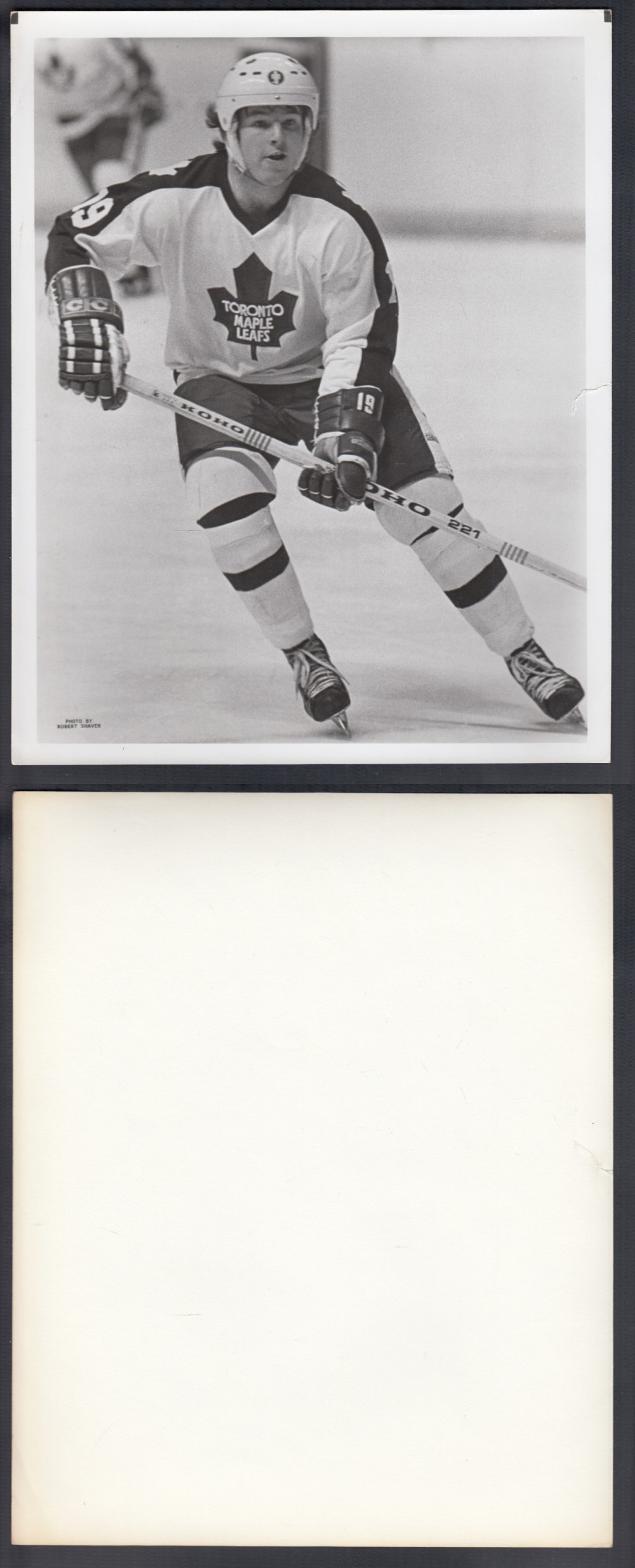 EARLY 1980'S TORONTO MAPLE LEAFS MEDIA PHOTO B. BOUDREAU photo EARLY 1980'S TORONTO MAPLE LEAFS MEDIA PHOTO B. BOUDREAU photo