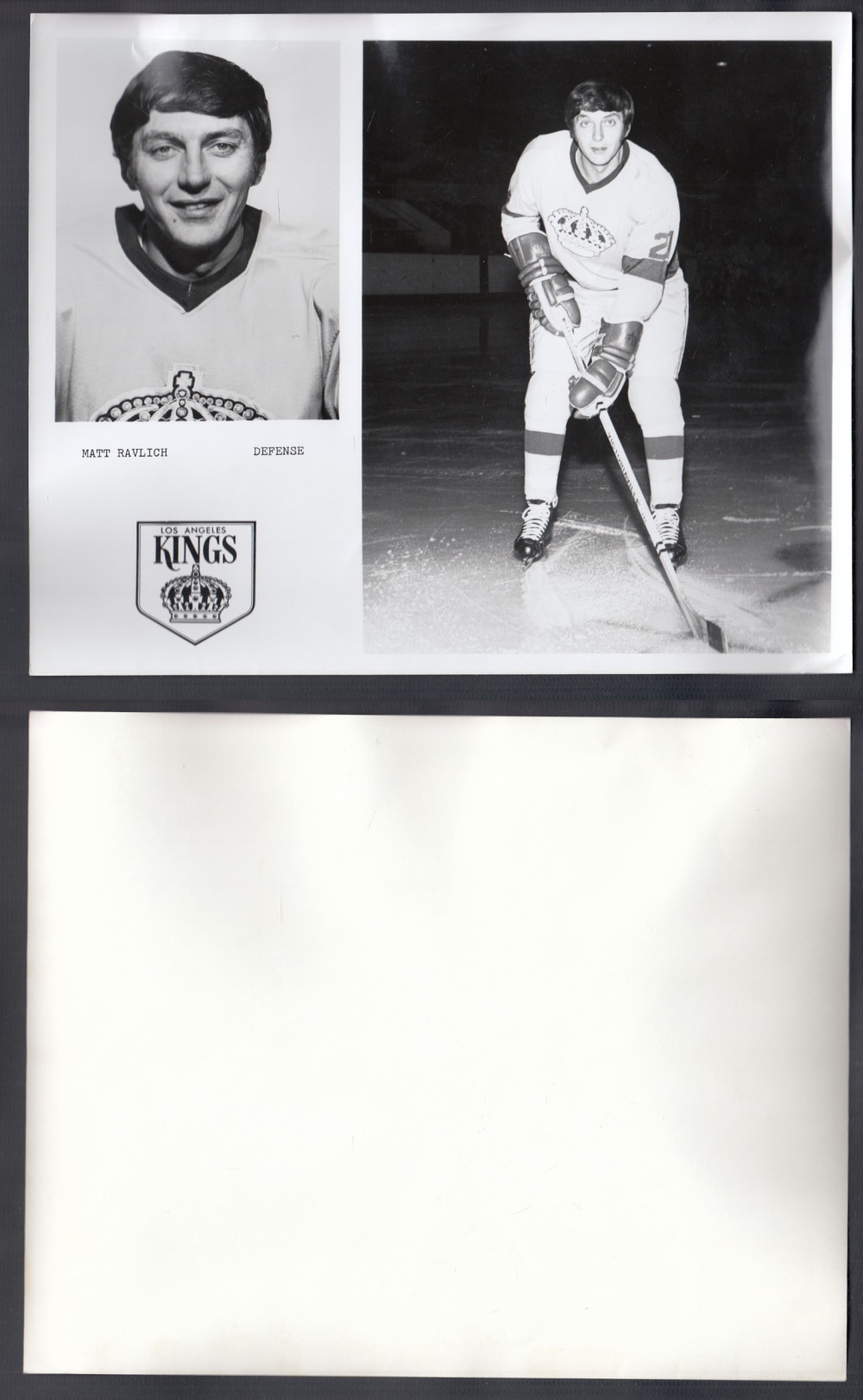 1960'S LOS ANGELES KINGS MEDIA PHOTO M. RAVLICH photo 1960'S LOS ANGELES KINGS MEDIA PHOTO M. RAVLICH photo