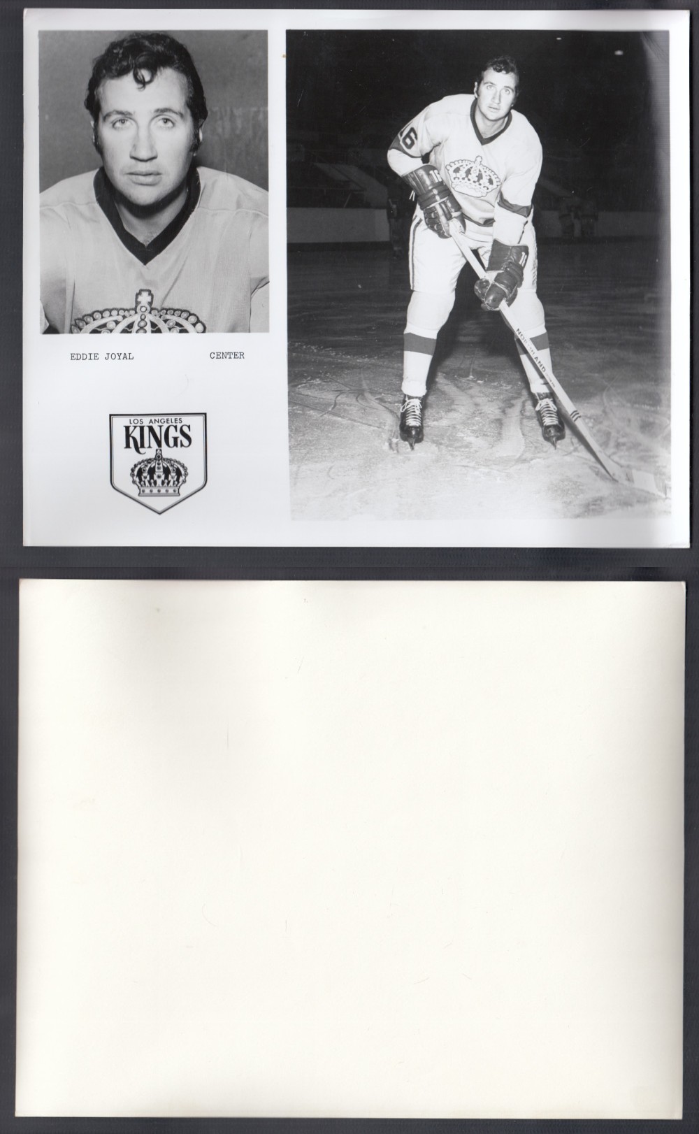 1960'S LOS ANGELES KINGS MEDIA PHOTO E. JOVAL photo 1960'S LOS ANGELES KINGS MEDIA PHOTO E. JOVAL photo