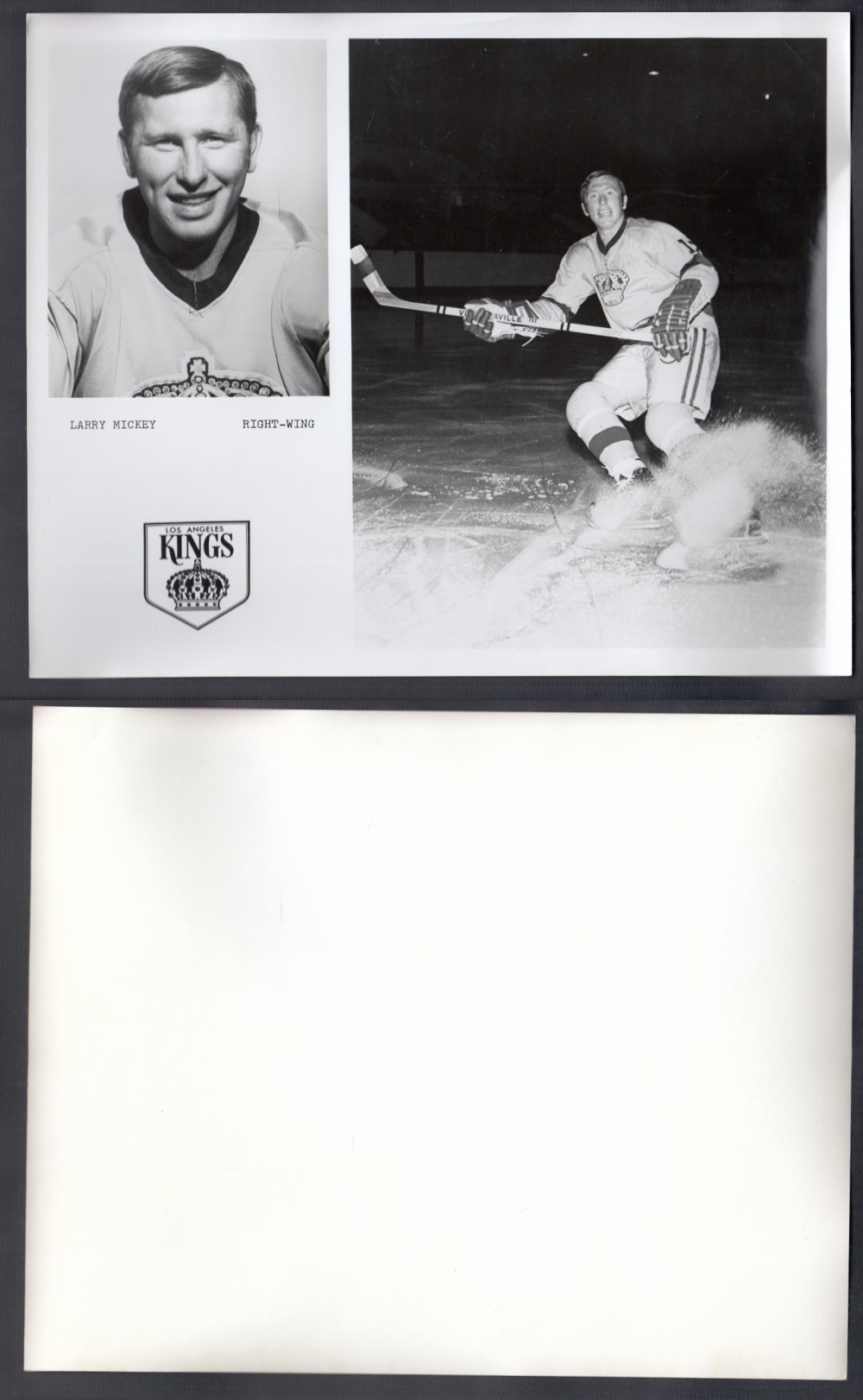 1960'S LOS ANGELES KINGS MEDIA PHOTO L. MICKEY photo 1960'S LOS ANGELES KINGS MEDIA PHOTO L. MICKEY photo