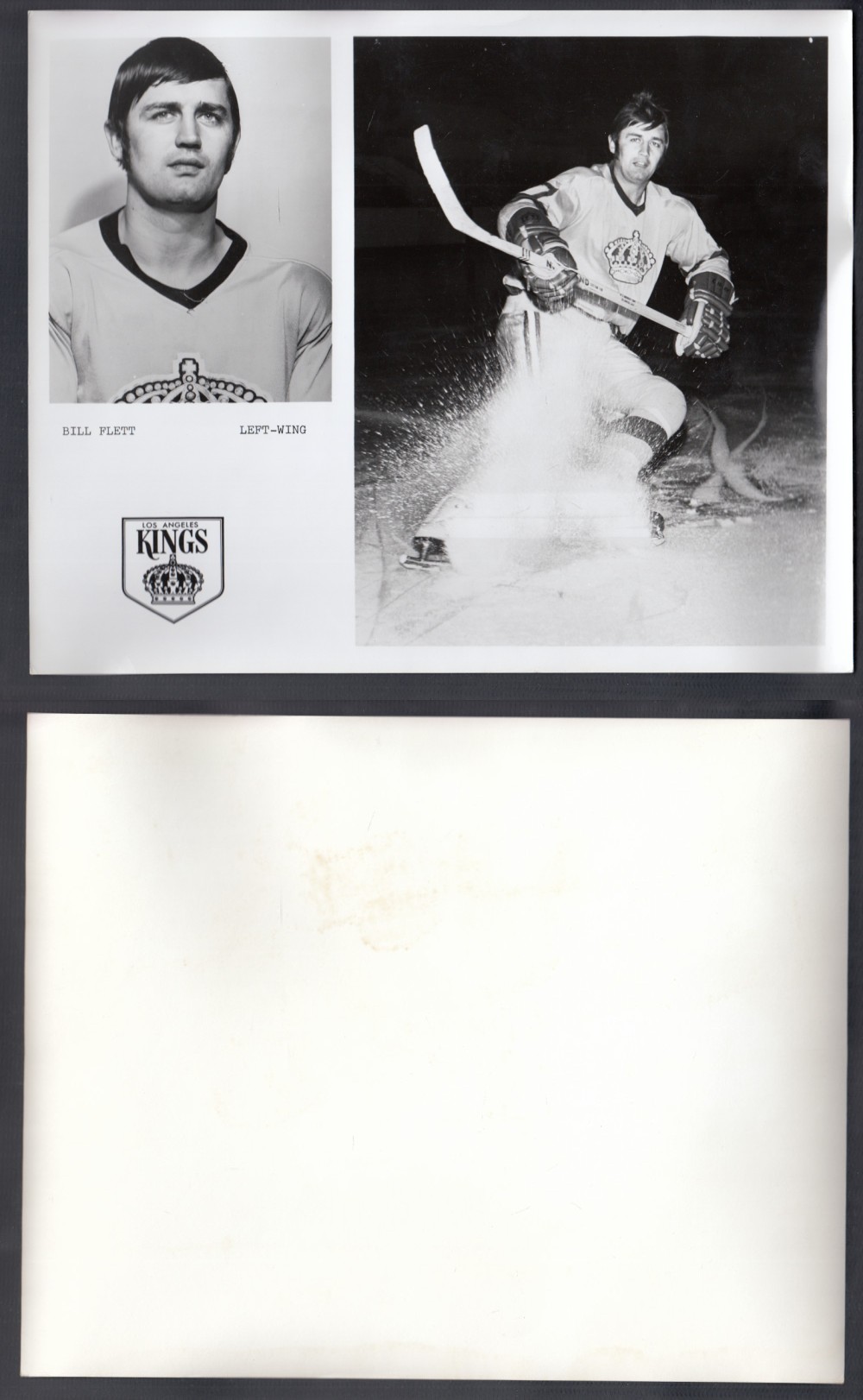 1960'S LOS ANGELES KINGS MEDIA PHOTO B. FLETT photo 1960'S LOS ANGELES KINGS MEDIA PHOTO B. FLETT photo