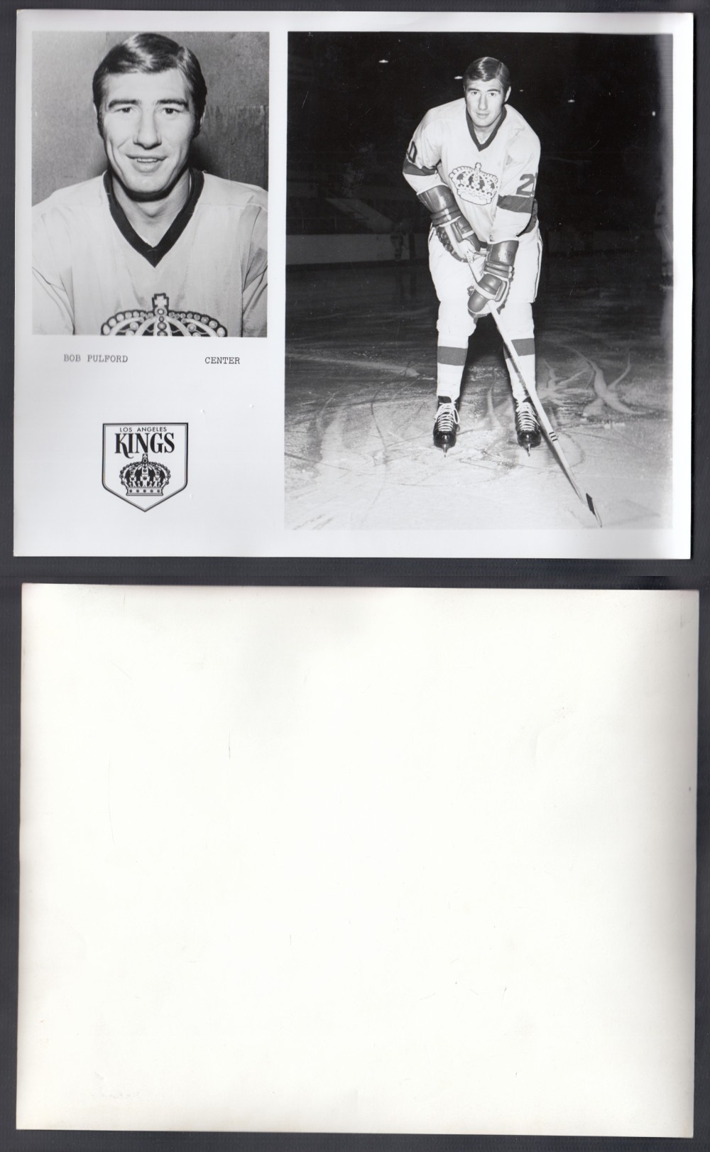 1960'S LOS ANGELES KINGS MEDIA PHOTO B. PULFORD photo 1960'S LOS ANGELES KINGS MEDIA PHOTO B. PULFORD photo
