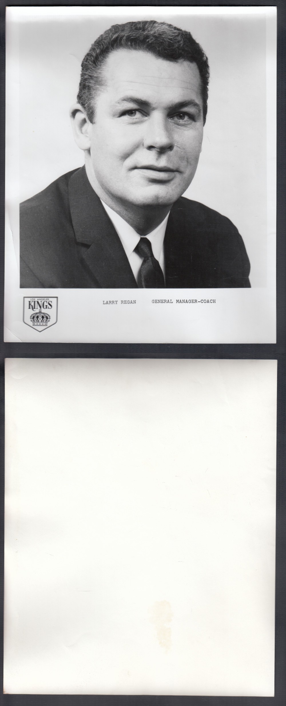 1960'S LOS ANGELES KINGS MEDIA PHOTO L. REGAN photo 1960'S LOS ANGELES KINGS MEDIA PHOTO L. REGAN photo