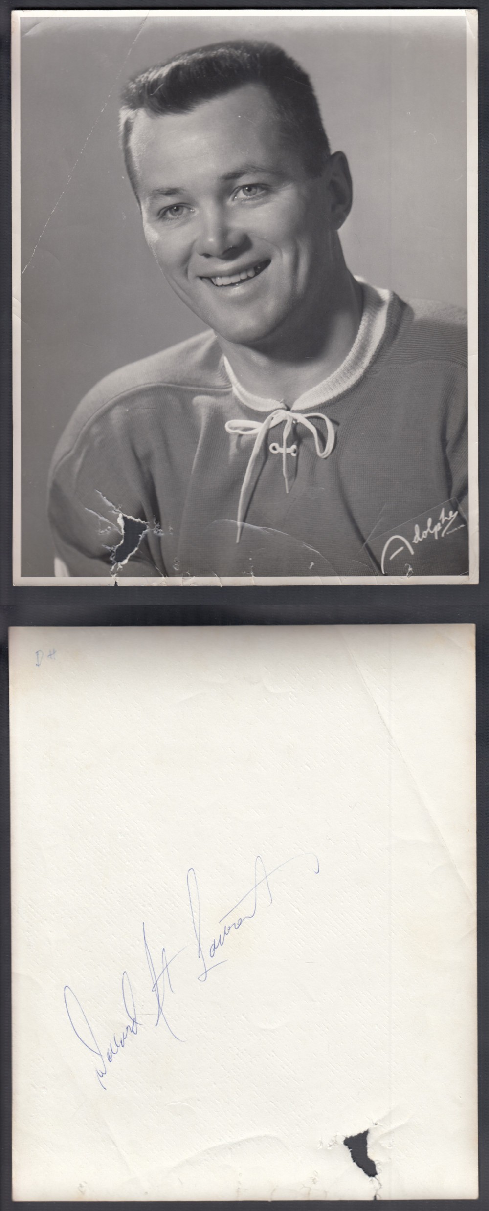 1950'S MONTREAL CANADIENS MEDIA PHOTO D. HARVEY photo 1950'S MONTREAL CANADIENS MEDIA PHOTO D. HARVEY photo