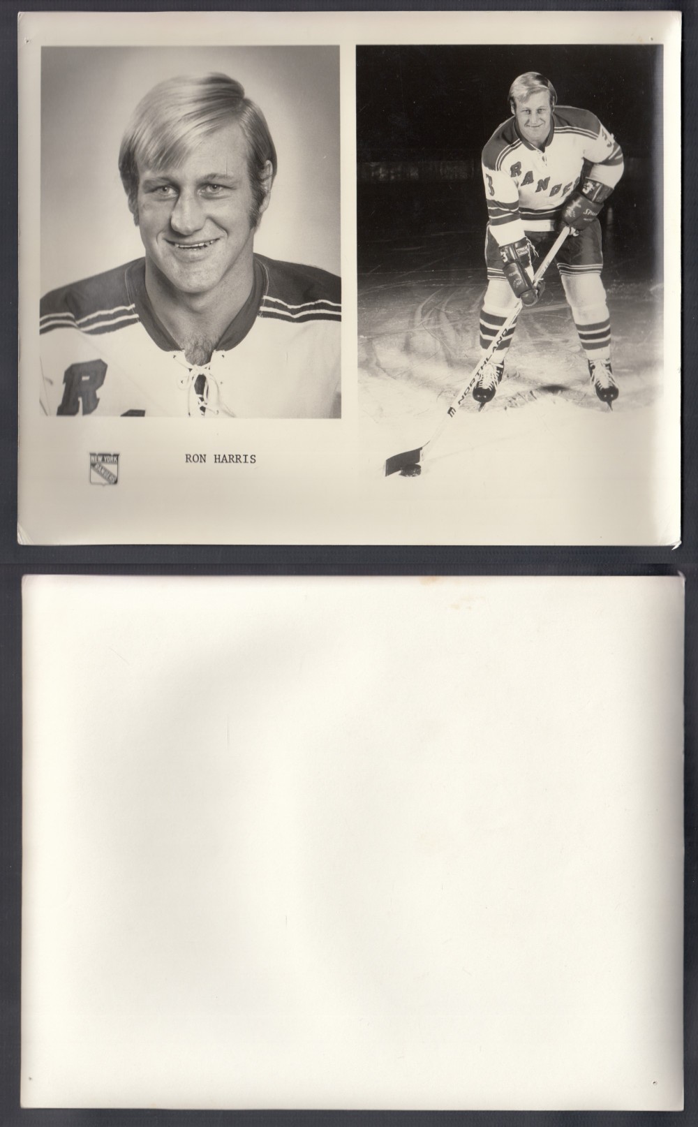 1960'S NEW YORK RANGERS MEDIA PHOTO R. HARRIS photo 1960'S NEW YORK RANGERS MEDIA PHOTO R. HARRIS photo