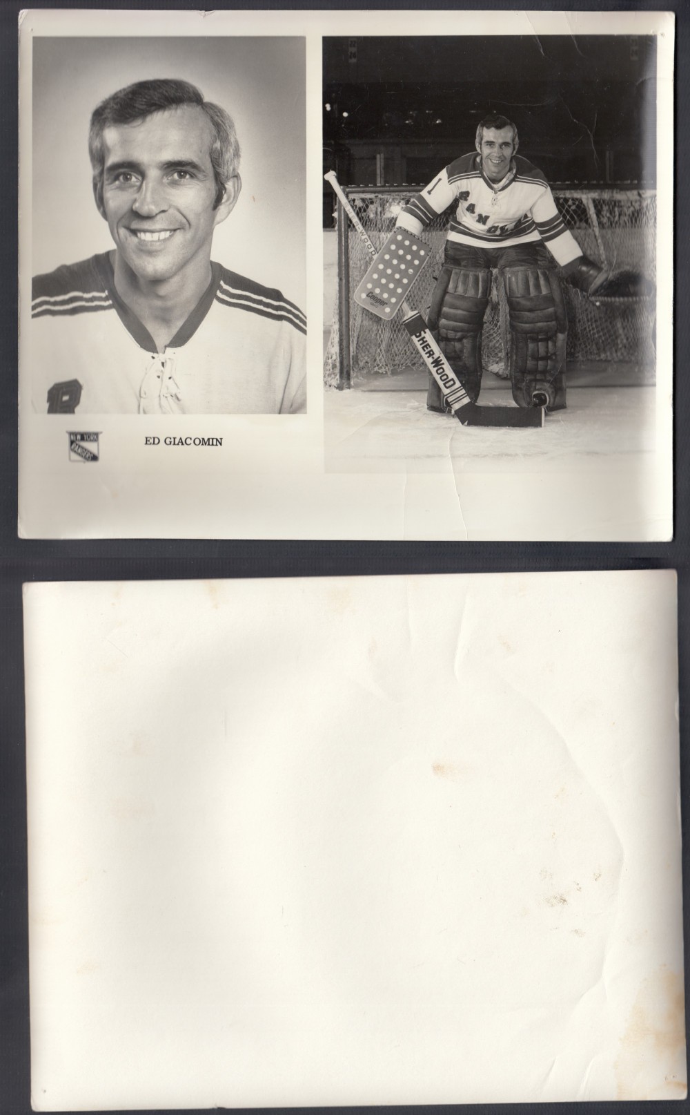 1960'S NEW YORK RANGERS MEDIA PHOTO E. GIACOMIN photo 1960'S NEW YORK RANGERS MEDIA PHOTO E. GIACOMIN photo