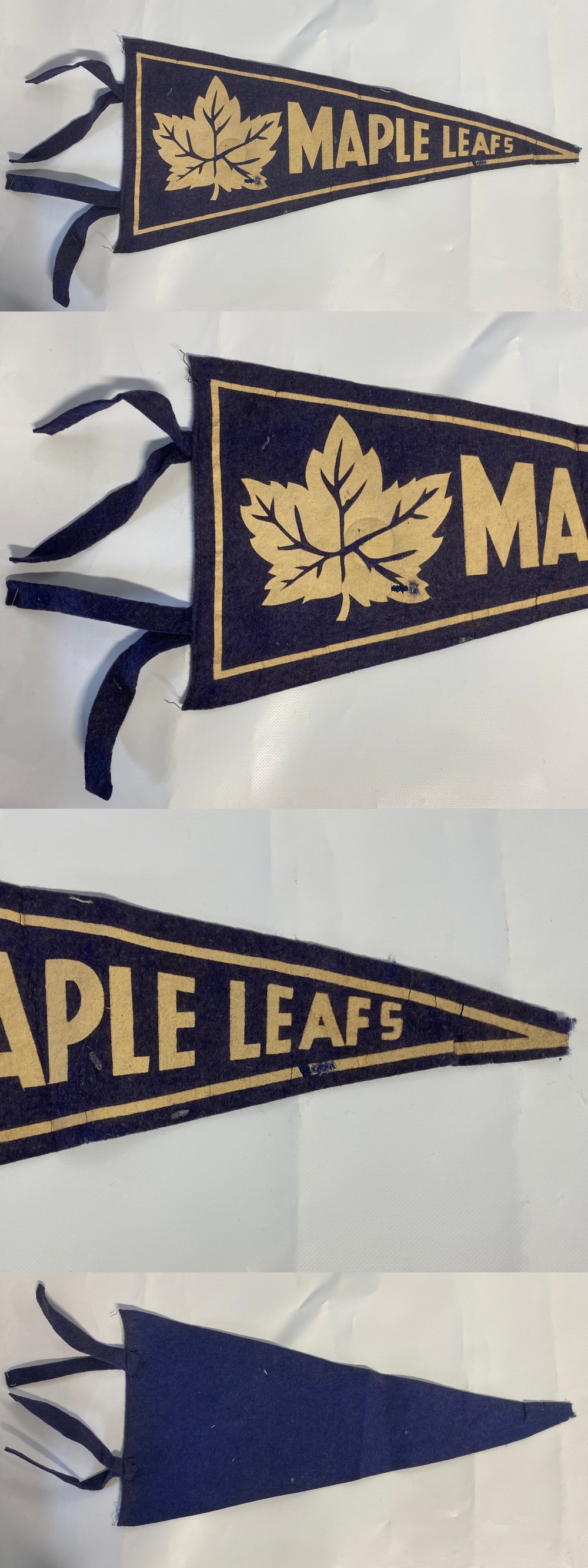 1945-54 QUAKER OATS TORONTO MAPLE LEAFS PENNANT photo 1945-54 QUAKER OATS TORONTO MAPLE LEAFS PENNANT photo