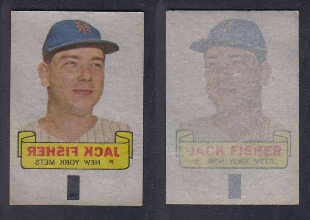 1966 TOPPS RUB-OFFS J. FISHER photo 1966 TOPPS RUB-OFFS J. FISHER photo