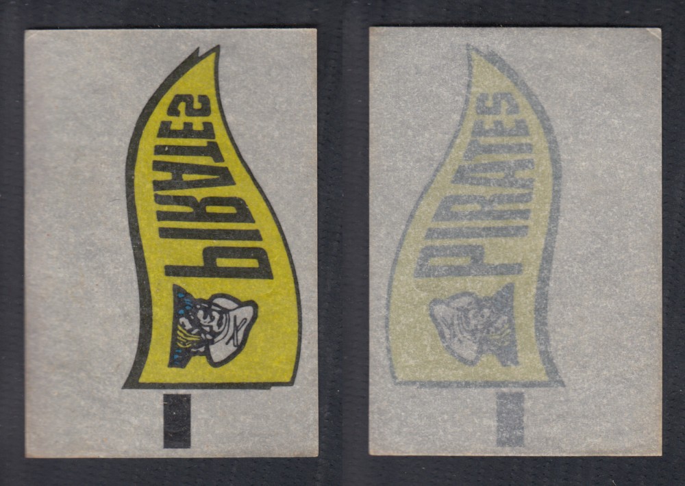 1966 TOPPS RUB-OFFS PIRATES PENNANT photo