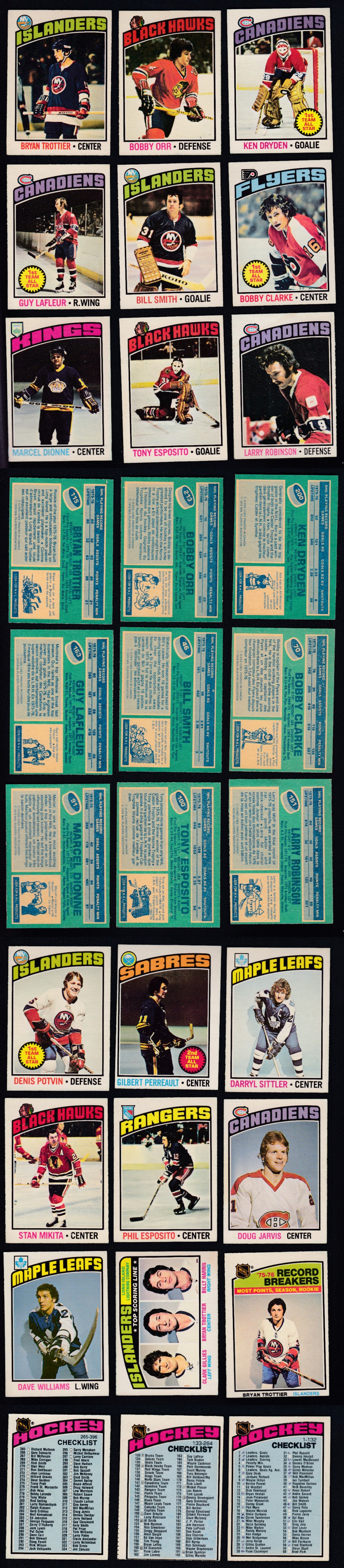 1976-77 O-PEE-CHEE HOCKEY CARD FULL SET 396/396 photo 1976-77 O-PEE-CHEE HOCKEY CARD FULL SET 396/396 photo