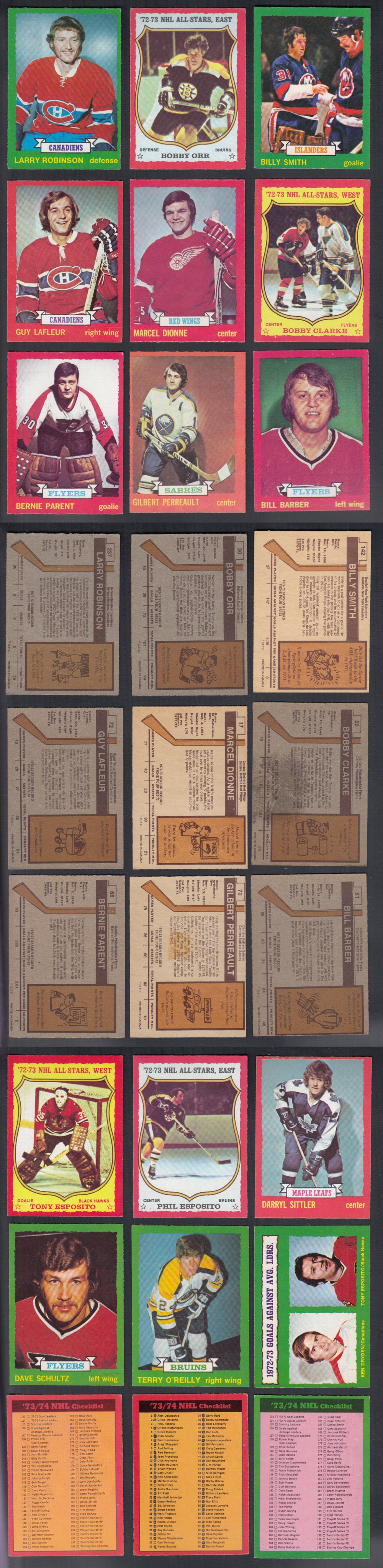 1973-74 O-PEE-CHEE HOCKEY CARD FULL SET 264/264 photo 1973-74 O-PEE-CHEE HOCKEY CARD FULL SET 264/264 photo
