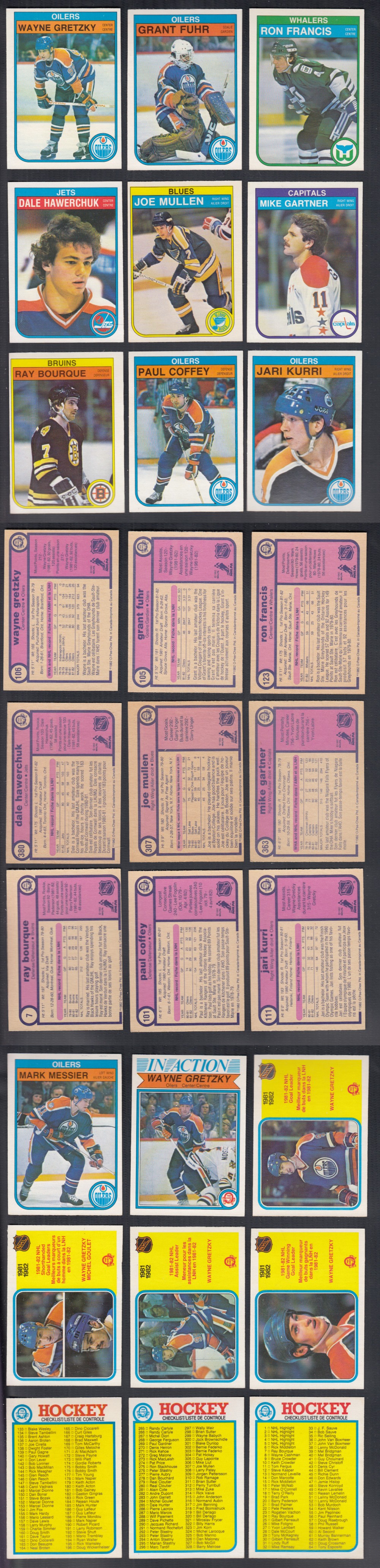 1982-83 O-PEE-CHEE HOCKEY CARD FULL SET 396/396 photo 1982-83 O-PEE-CHEE HOCKEY CARD FULL SET 396/396 photo