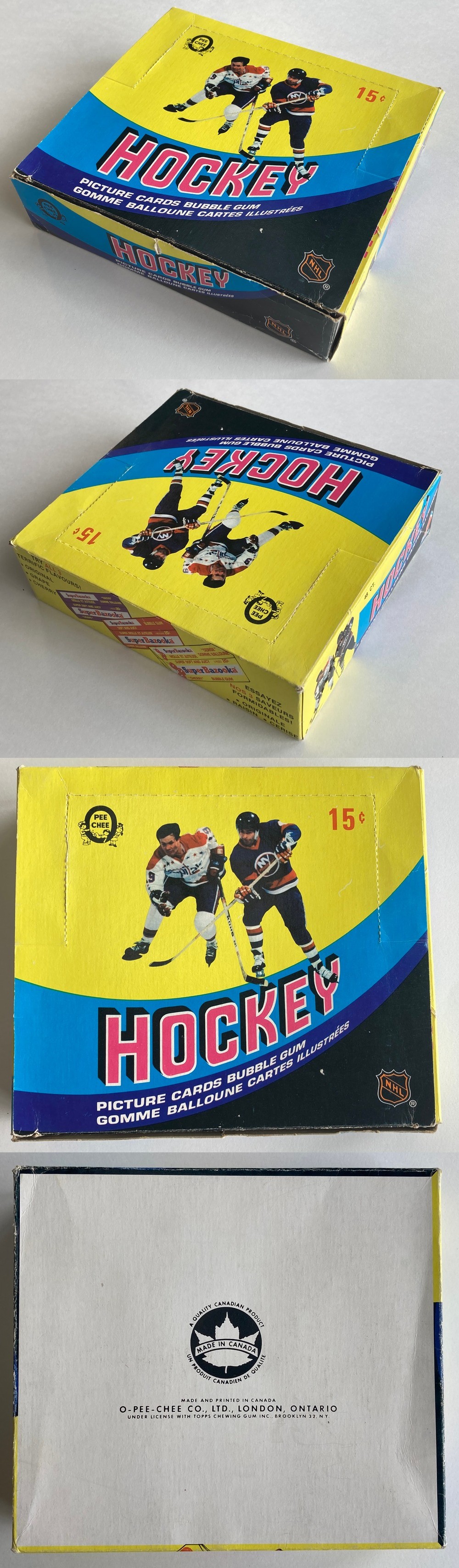 1978-79 O-PEE-CHEE HOCKEY CARD DISPLAY BOX photo 1978-79 O-PEE-CHEE HOCKEY CARD DISPLAY BOX photo
