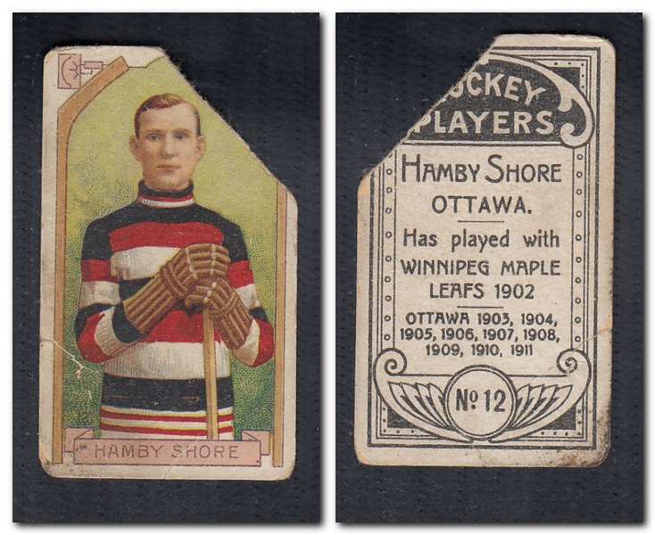 1911-12 C55 IMPERIAL TOBACCO HOCKEY CARD #12 H. SHORE photo 1911-12 C55 IMPERIAL TOBACCO HOCKEY CARD #12 H. SHORE photo