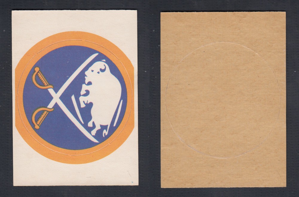 1972-73 O-PEE-CHEE TEAM EMBLEM NHL BUFFALO SABRES photo 1972-73 O-PEE-CHEE TEAM EMBLEM NHL BUFFALO SABRES photo
