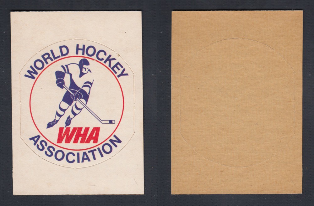 1972-73 O-PEE-CHEE TEAM EMBLEM WHA photo 1972-73 O-PEE-CHEE TEAM EMBLEM WHA photo