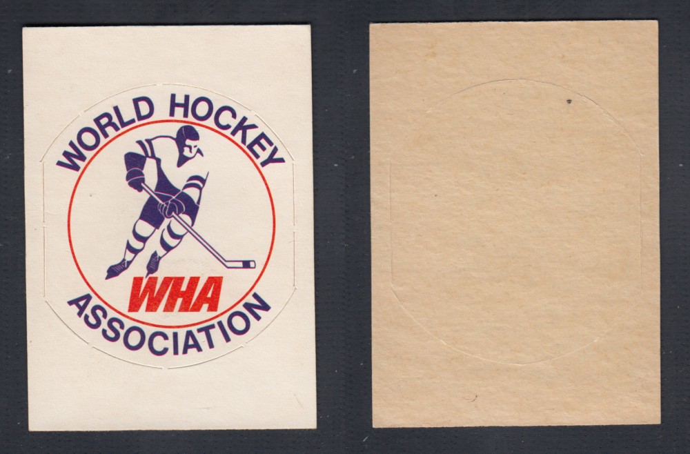 1972-73 O-PEE-CHEE TEAM EMBLEM WHA photo 1972-73 O-PEE-CHEE TEAM EMBLEM WHA photo