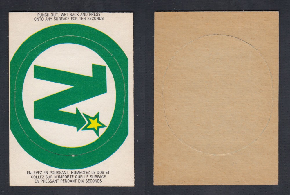 1973-74 O-PEE-CHEE TEAM EMBLEM NHL MINNESOTA NORTH STARS photo 1973-74 O-PEE-CHEE TEAM EMBLEM NHL MINNESOTA NORTH STARS photo