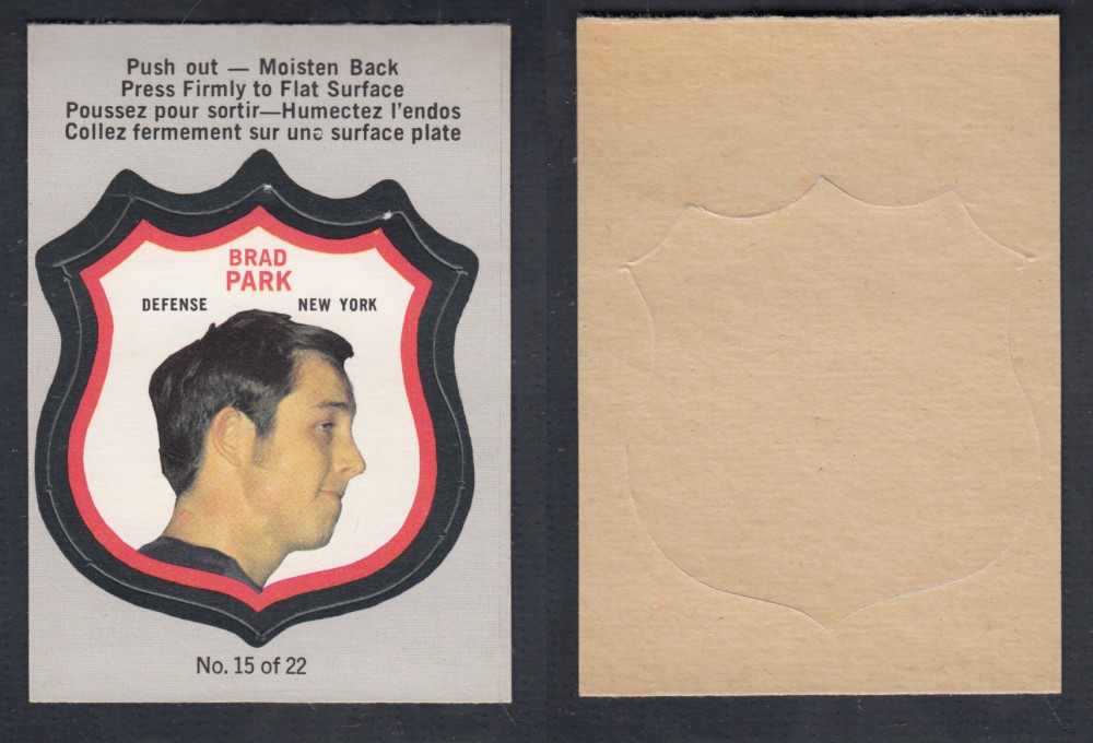 1972-73 O-PEE-CHEE PLAYER CREST #15 B. PARK photo