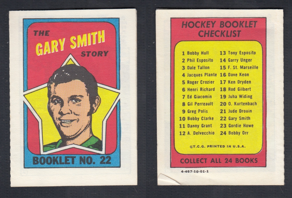 1971-72 TOPPS STORY BOOKLET #22 G. SMITH photo