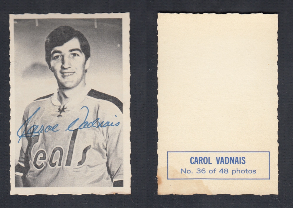 1970-71 O-PEE-CHEE DECKLE EDGE #36 C. VADNAIS photo 1970-71 O-PEE-CHEE DECKLE EDGE #36 C. VADNAIS photo
