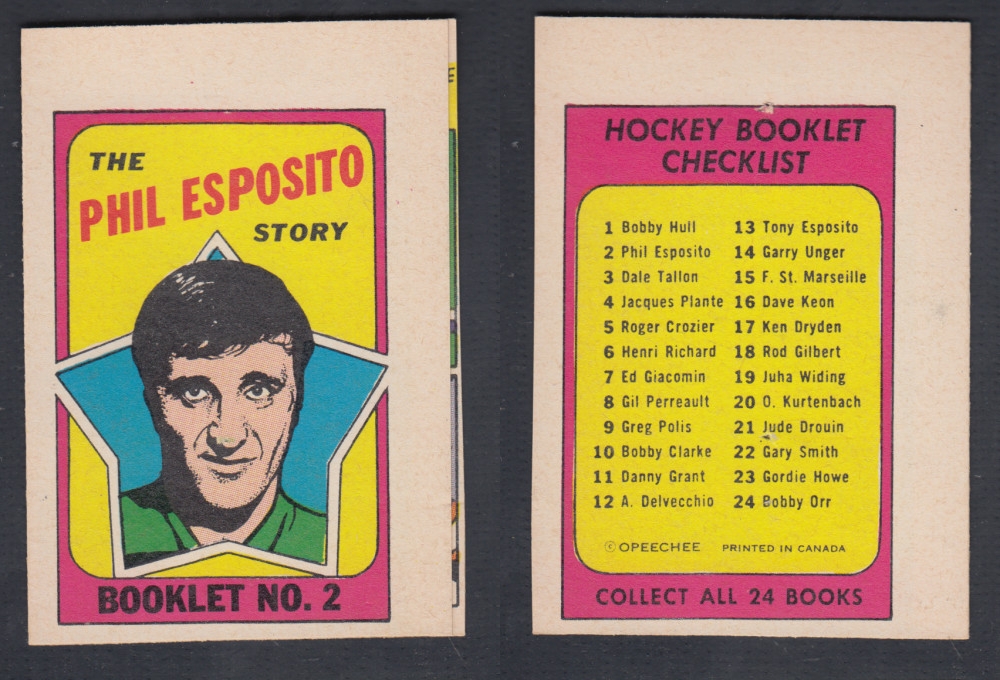 1971-72 O-PEE-CHEE STORY BOOKLET #2 P. ESPOSITO photo