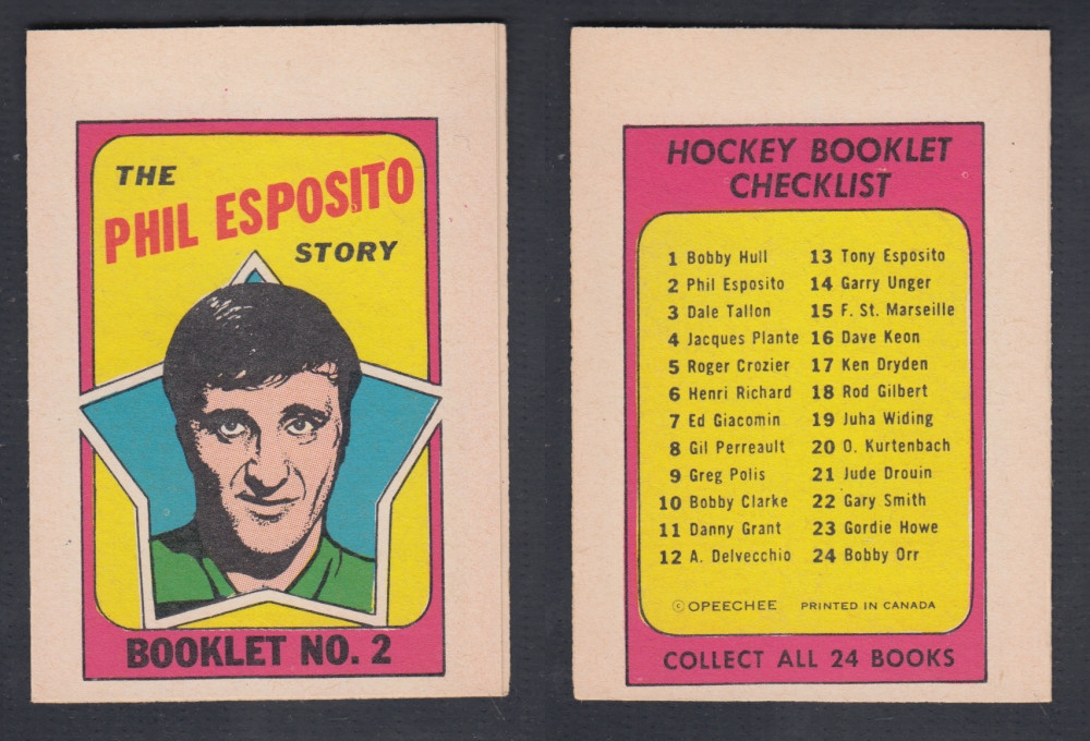 1971-72 O-PEE-CHEE STORY BOOKLET #2 P. ESPOSITO photo