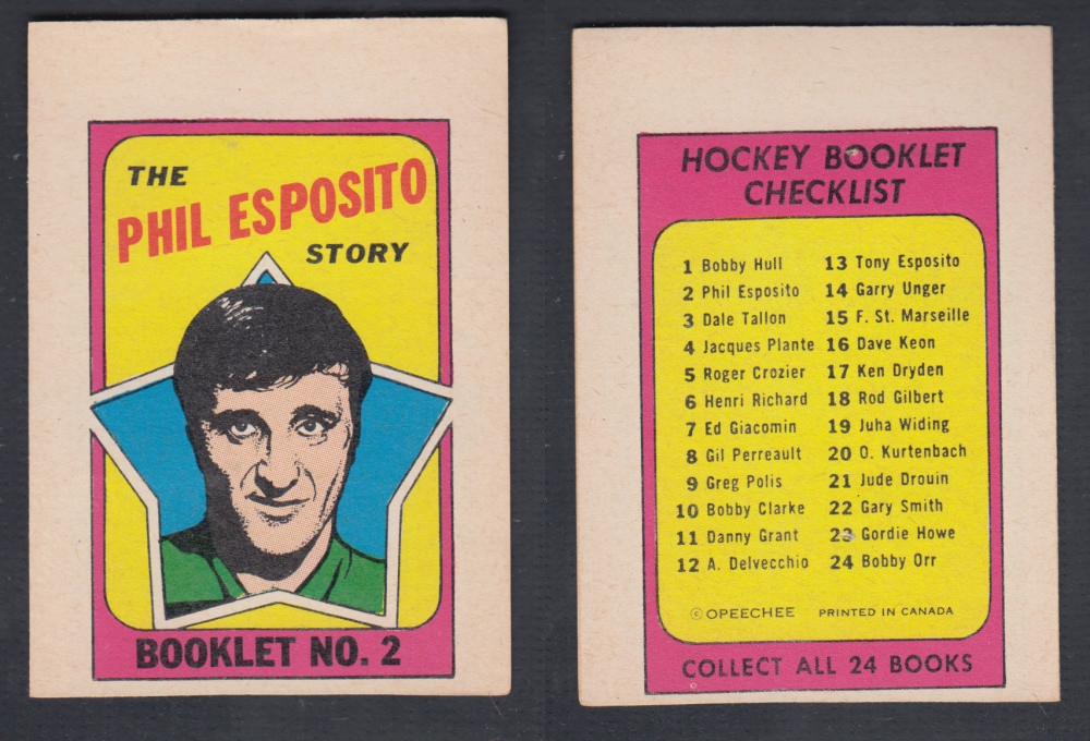 1971-72 O-PEE-CHEE STORY BOOKLET #2 P. ESPOSITO photo
