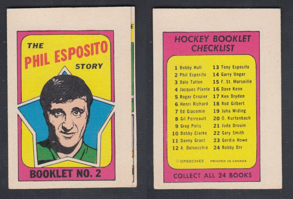 1971-72 O-PEE-CHEE STORY BOOKLET #2 P. ESPOSITO photo