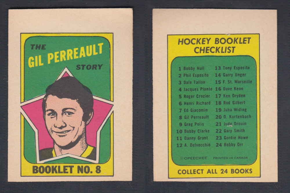 1971-72 O-PEE-CHEE STORY BOOKLET #8 G. PERREAULT photo