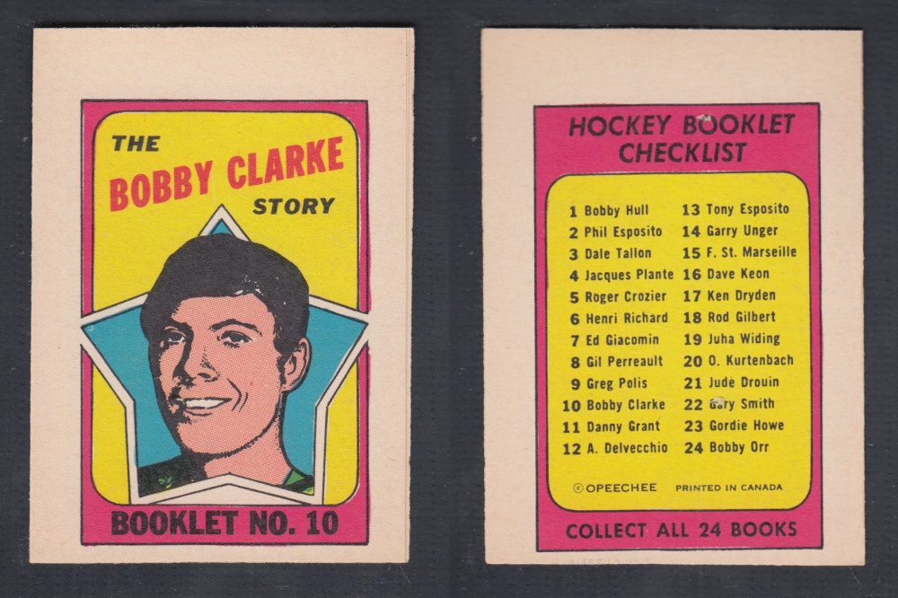 1971-72 O-PEE-CHEE STORY BOOKLET #10 B. CLARKE photo 1971-72 O-PEE-CHEE STORY BOOKLET #10 B. CLARKE photo