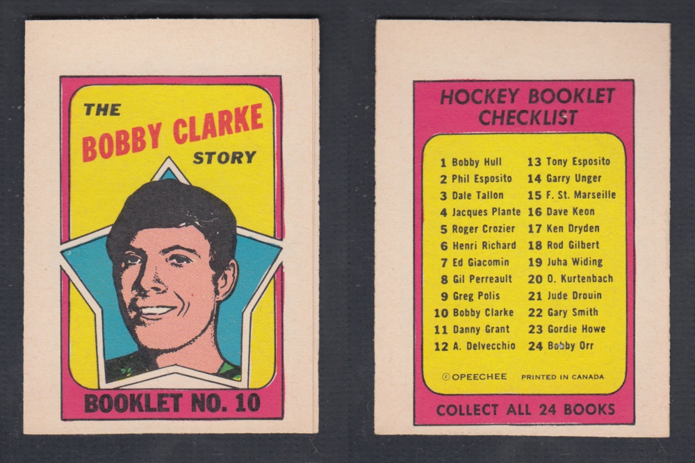 1971-72 O-PEE-CHEE STORY BOOKLET #10 B. CLARKE photo