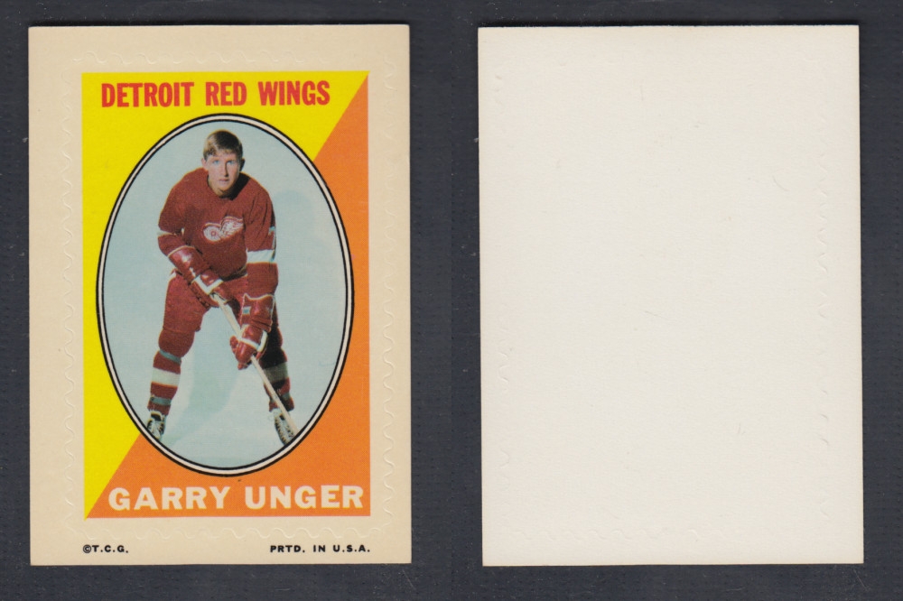 1970-71 O-PEE-CHEE STICKER STAMP G. UNGER photo 1970-71 O-PEE-CHEE STICKER STAMP G. UNGER photo