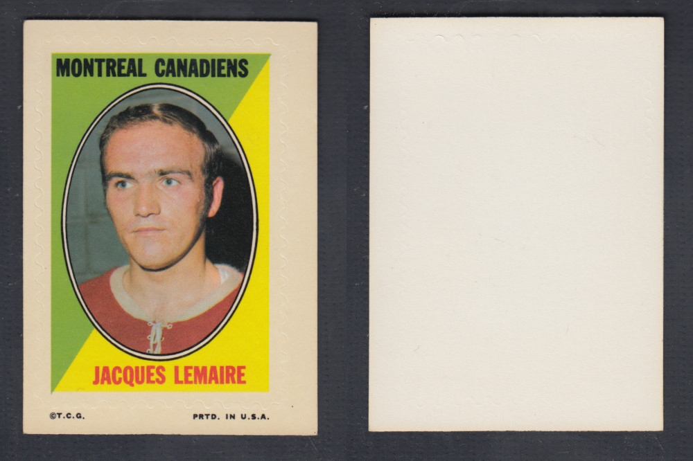 1970-71 O-PEE-CHEE STICKER STAMP J. LEMAIRE photo 1970-71 O-PEE-CHEE STICKER STAMP J. LEMAIRE photo