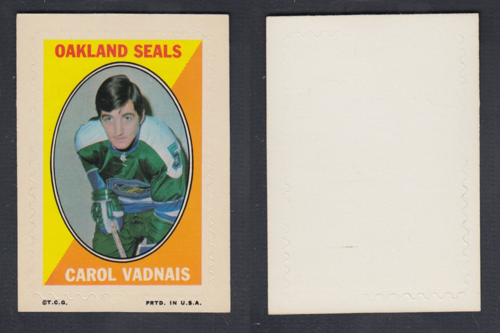 1970-71 O-PEE-CHEE STICKER STAMP C. VADNAIS photo 1970-71 O-PEE-CHEE STICKER STAMP C. VADNAIS photo