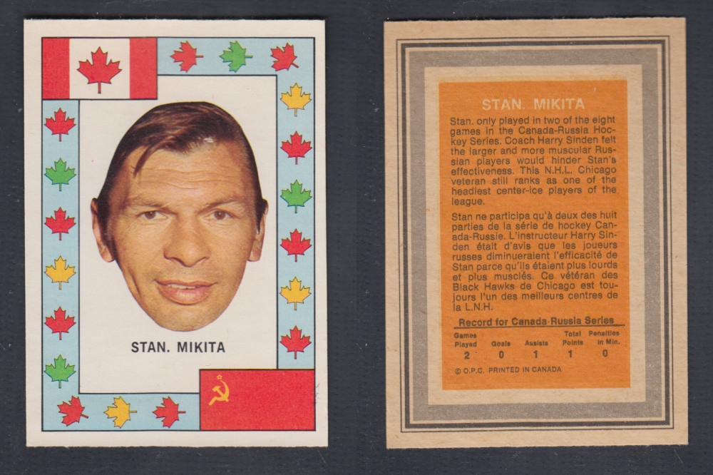 1972-73 O-PEE-CHEE TEAM CANADA S. MIKITA photo