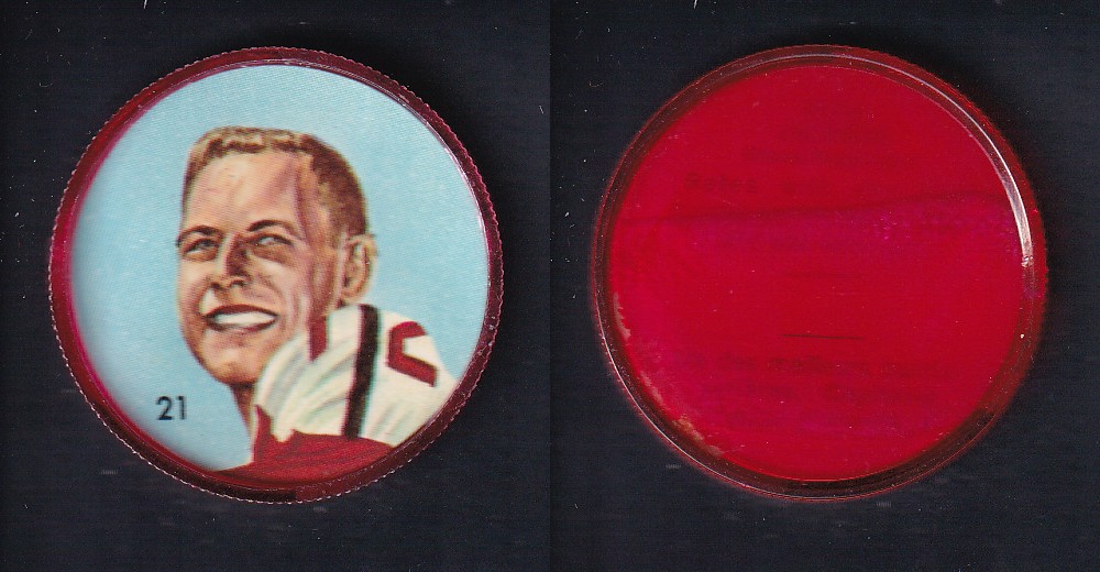 1963 CFL NALLEY'S FOOTBALL COIN #21 R. JACKSON photo