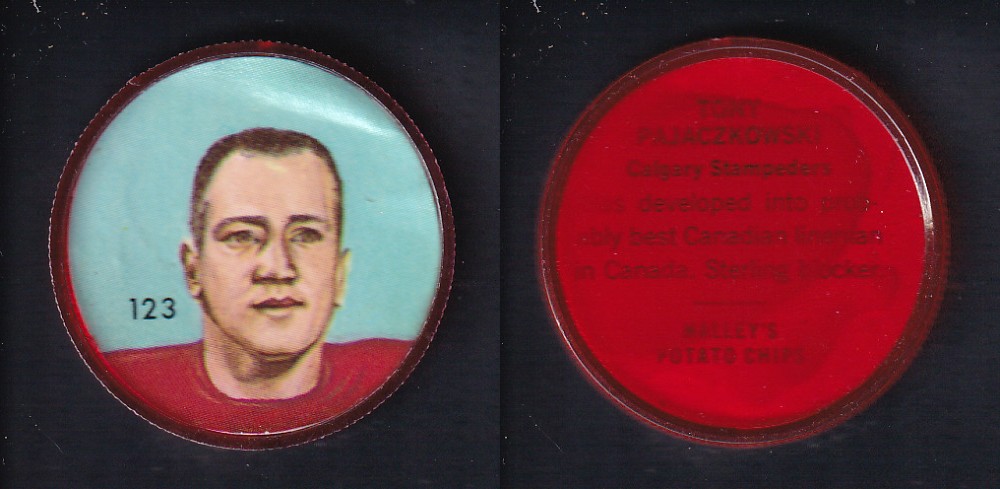 1963 CFL NALLEY'S FOOTBALL COIN #123 T. PAJACZKOWSKI photo
