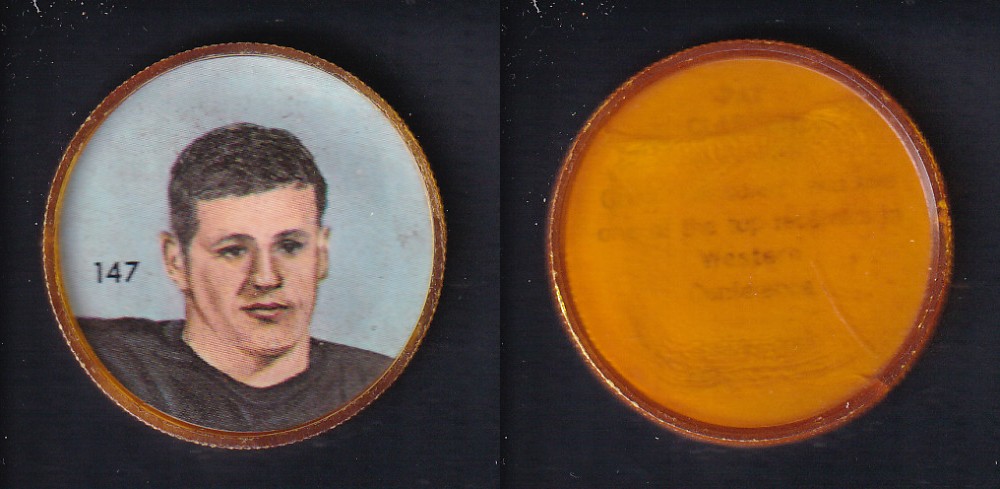 1963 CFL NALLEY'S FOOTBALL COIN #147 P. CLARIDGE photo